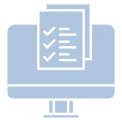 Online checklist illustration