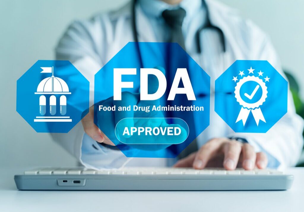 FDA approval concept with doctor